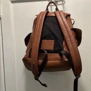 Coach | Bags | Coach Brown Leather Backpack With Classic  display picture 1